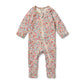 Wilson & Frenchy Organic Zipsuit with Feet Summer Bloom