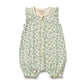 Wilson & Frenchy Organic Ruffle Zipsuit Periwinkle