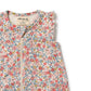 Wilson & Frenchy Organic Ruffle Zipsuit Summer Bloom