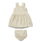 Wilson & Frenchy Organic Dress Set Lemon Leaf