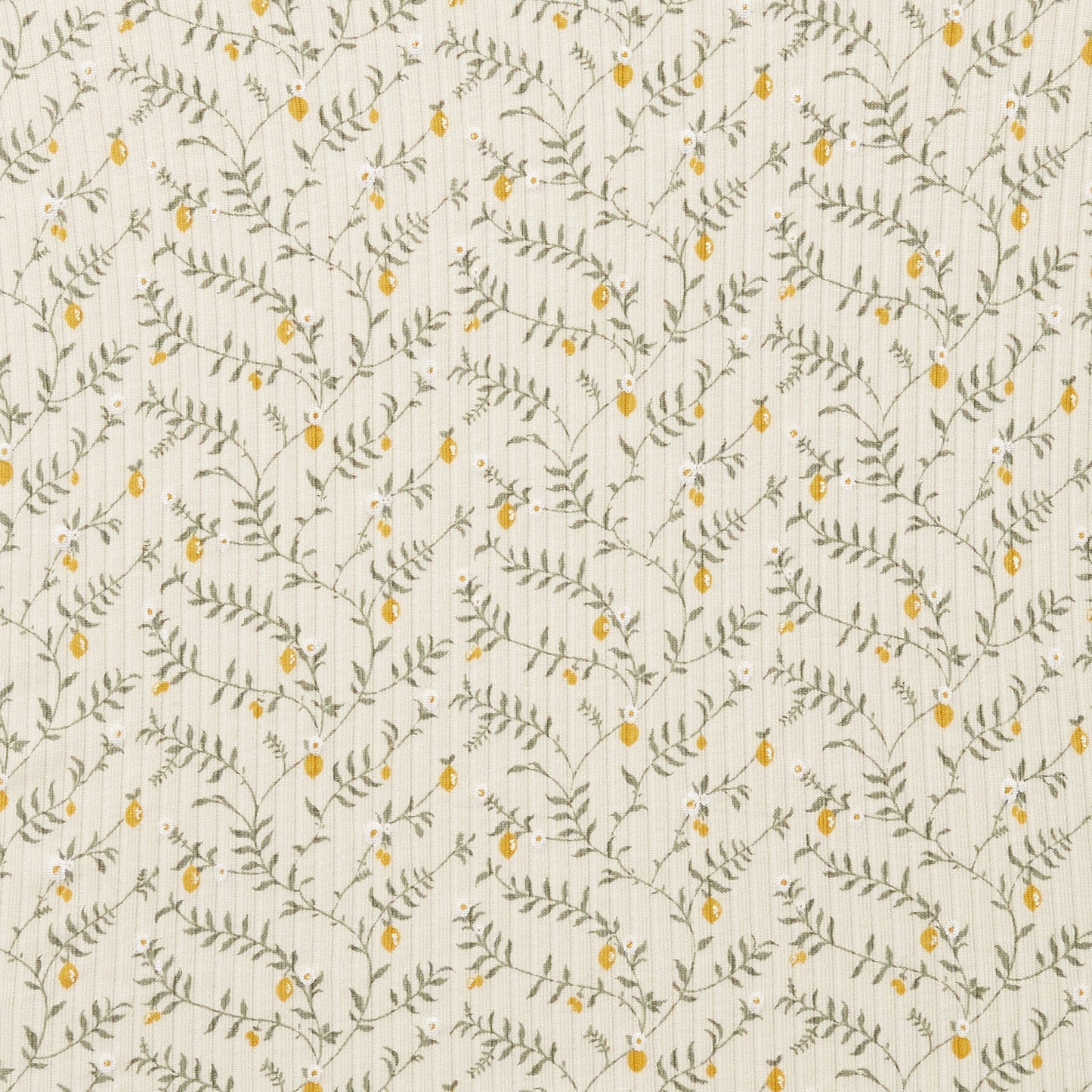 Wilson & Frenchy Organic Bassinet Sheet Lemon Leaf
