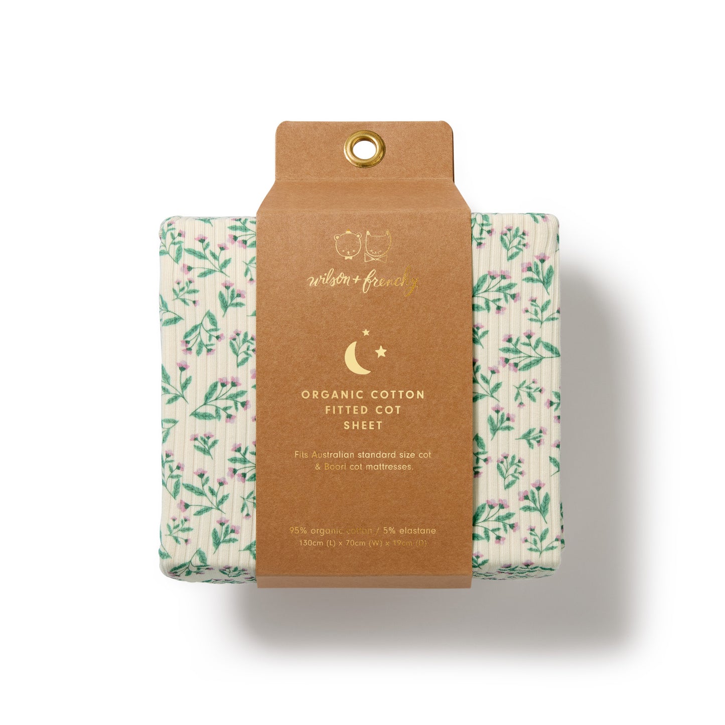 Wilson & Frenchy Organic Cot Sheet Periwinkle