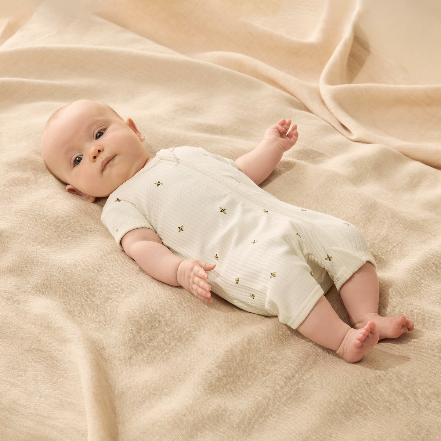 Wilson & Frenchy Organic Boyleg Zipsuit Bee Mine