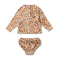 Wilson & Frenchy Girls Cutwork Rashie Swimset Hazel Floral