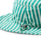 Wilson & Frenchy Sunhat Green Bean Stripe