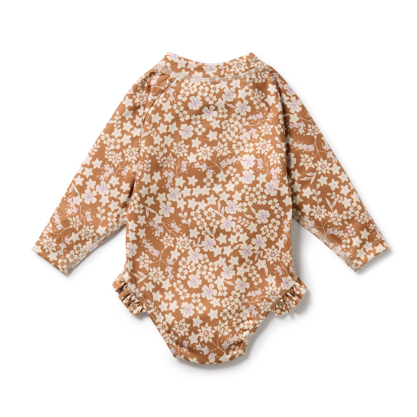 Wilson & Frenchy Girls Long Sleeved Swimsuit Hazel Floral