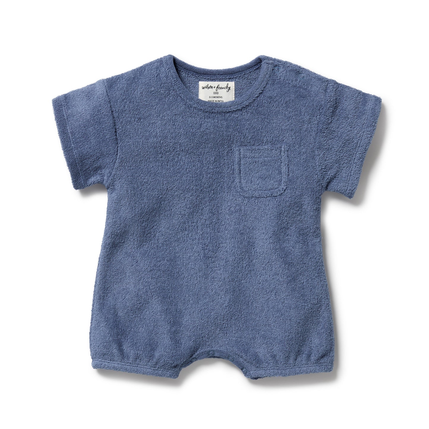 Wilson & Frenchy Organic Terry Growsuit Deep Blue