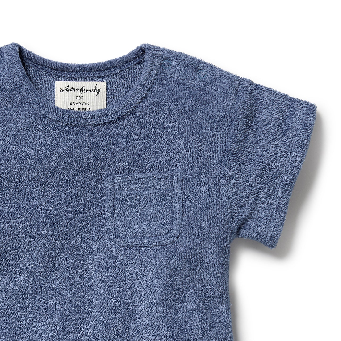 Wilson & Frenchy Organic Terry Growsuit Deep Blue