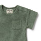 Wilson & Frenchy Organic Terry Growsuit Moss