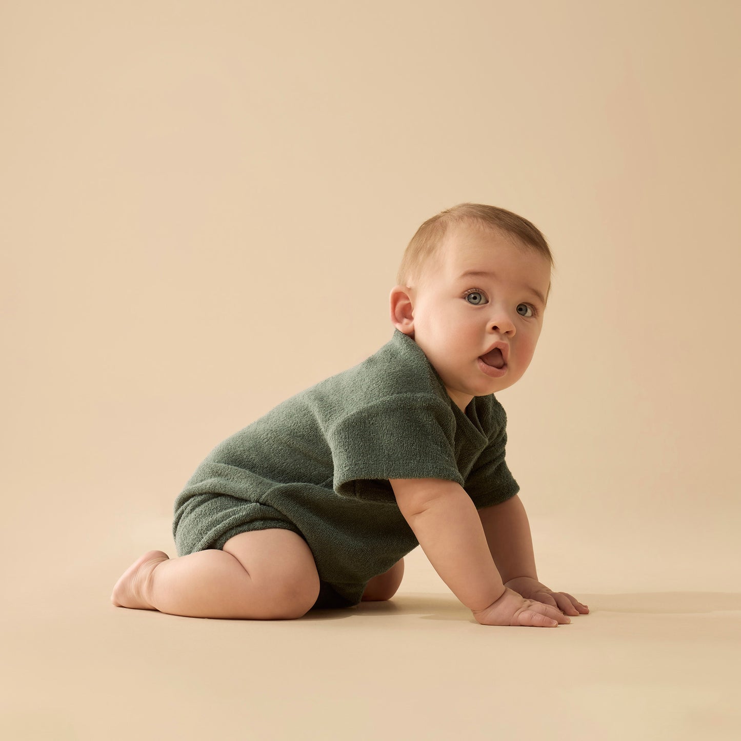 Wilson & Frenchy Organic Terry Growsuit Moss
