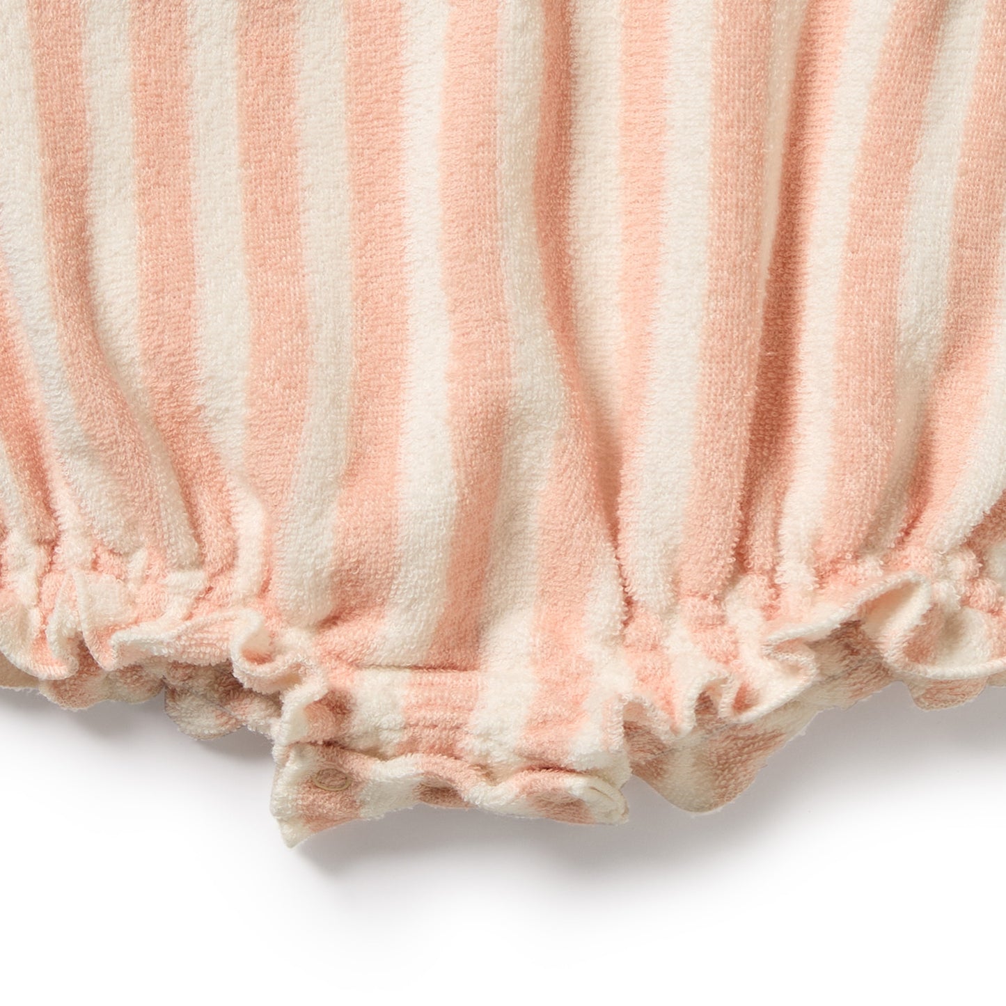 Wilson & Frenchy Organic Terry Tie Playsuit Strawberry Wave