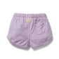 Wilson & Frenchy Organic Terry Tie Short Lavender Shells