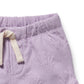 Wilson & Frenchy Organic Terry Tie Short Lavender Shells
