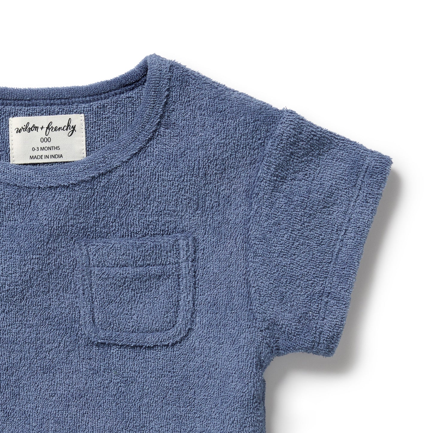 Wilson & Frenchy Organic Terry Tee Deep Blue