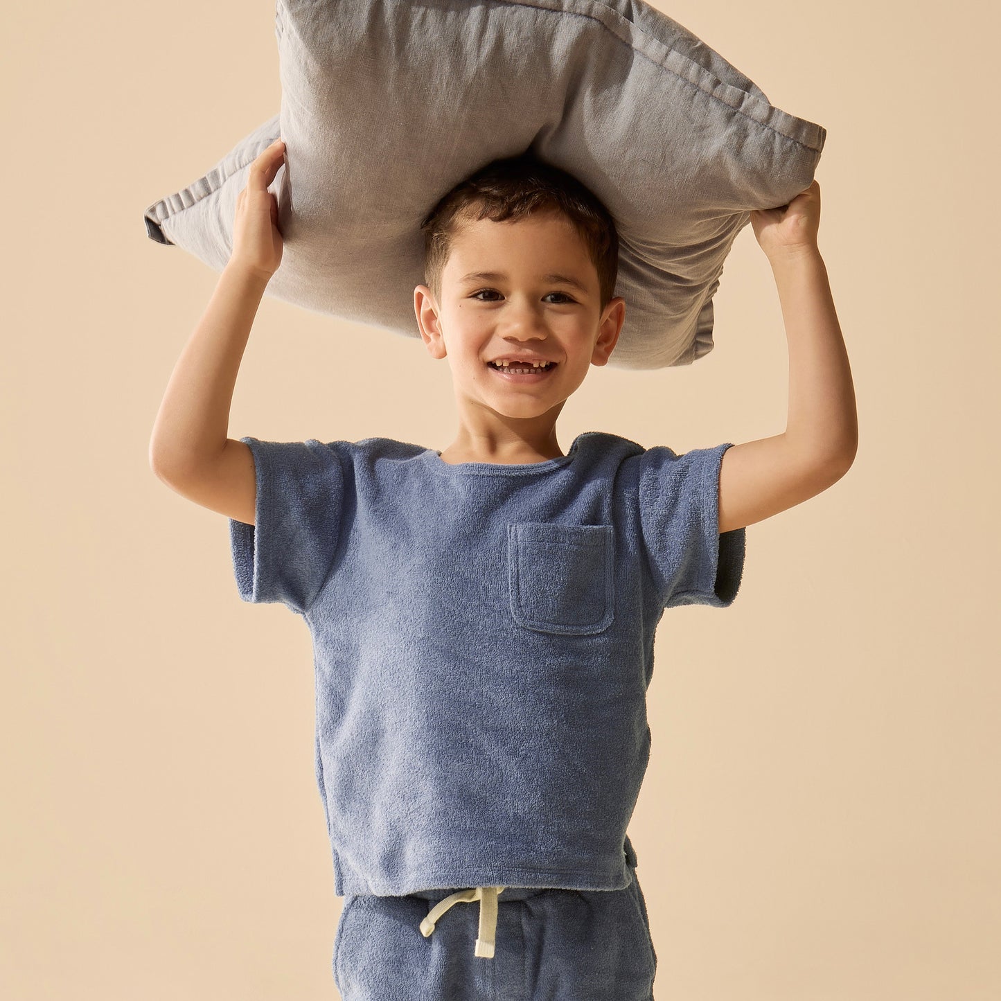 Wilson & Frenchy Organic Terry Tee Deep Blue