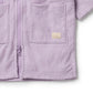 Wilson & Frenchy Organic Terry Hooded Towel Lavender Shells