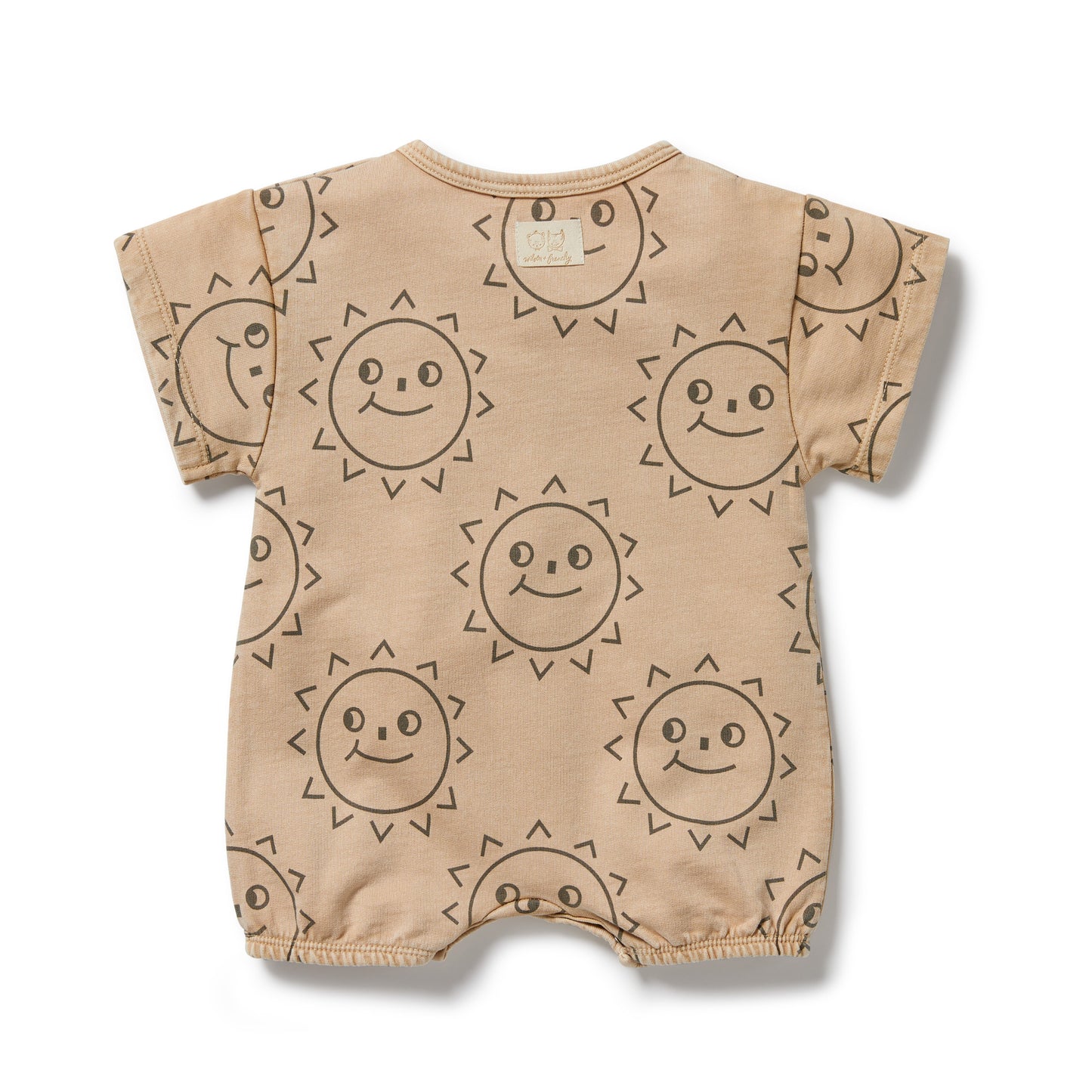 Wilson & Frenchy Organic Sweat Growsuit Happy Days
