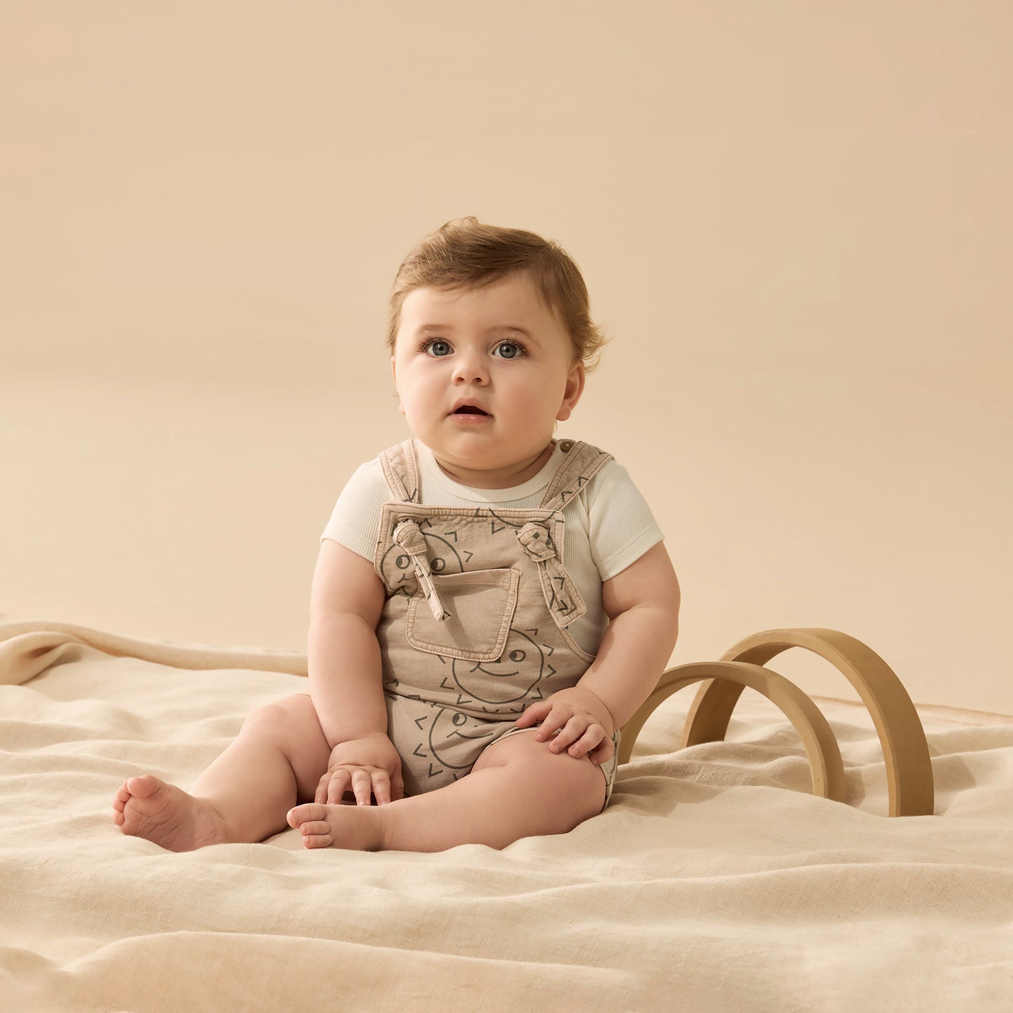 Wilson & Frenchy Organic Sweat Overall Happy Days