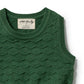Wilson & Frenchy Organic Knitted Chevron Bodysuit Lillipad