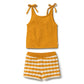 Wilson & Frenchy Organic Knitted Chevron Set Marmalade