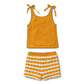 Wilson & Frenchy Organic Knitted Chevron Set Marmalade