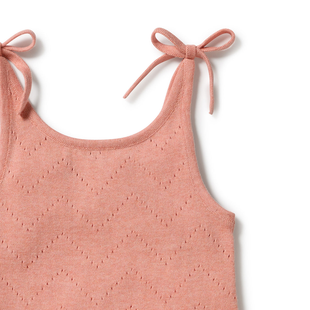 Wilson & Frenchy Organic Knitted Pointelle Set Petal Pink