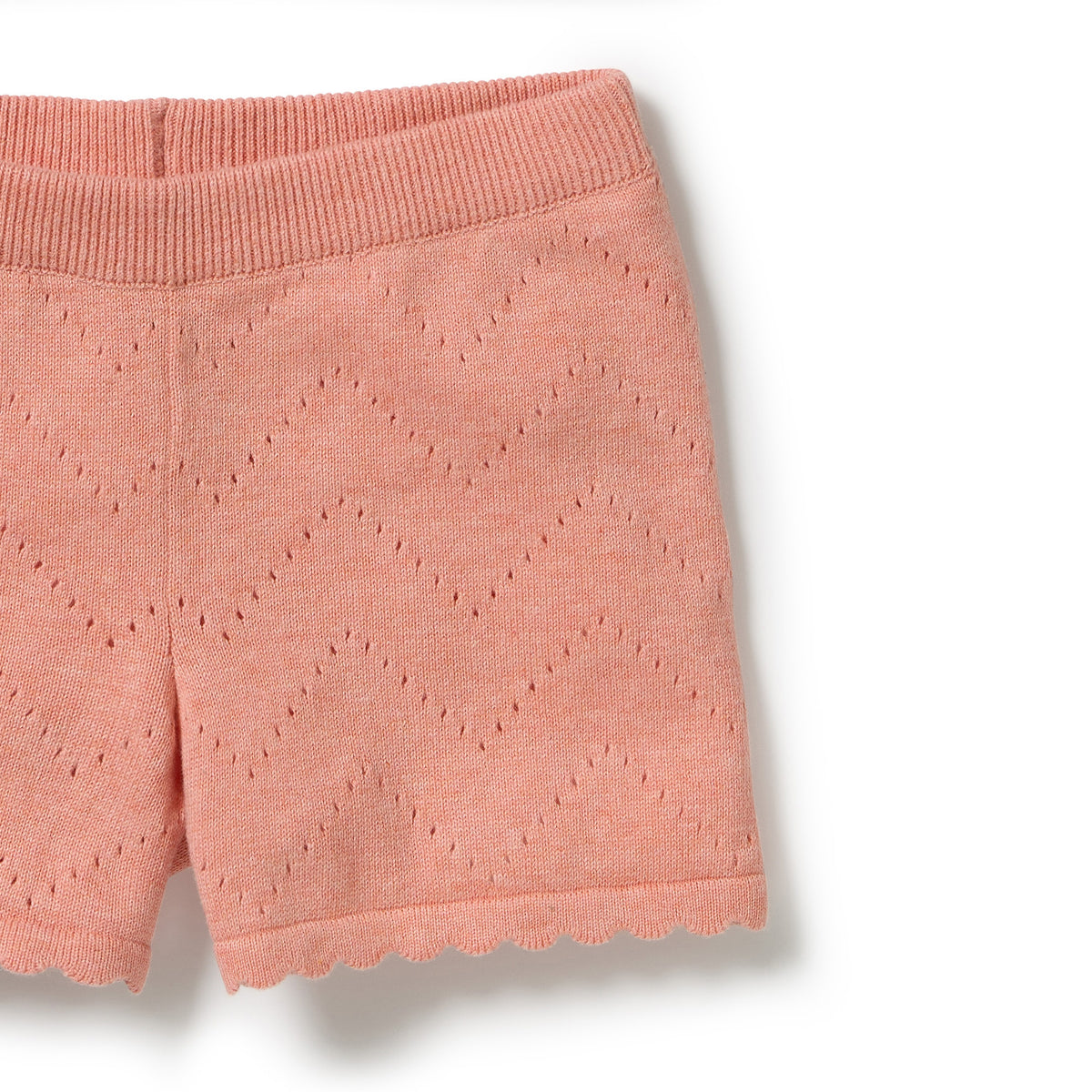 Wilson & Frenchy Organic Knitted Pointelle Set Petal Pink