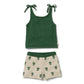 Wilson & Frenchy Organic Knitted Jacquard Set Fleur