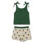 Wilson & Frenchy Organic Knitted Jacquard Set Fleur