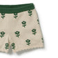 Wilson & Frenchy Organic Knitted Jacquard Set Fleur