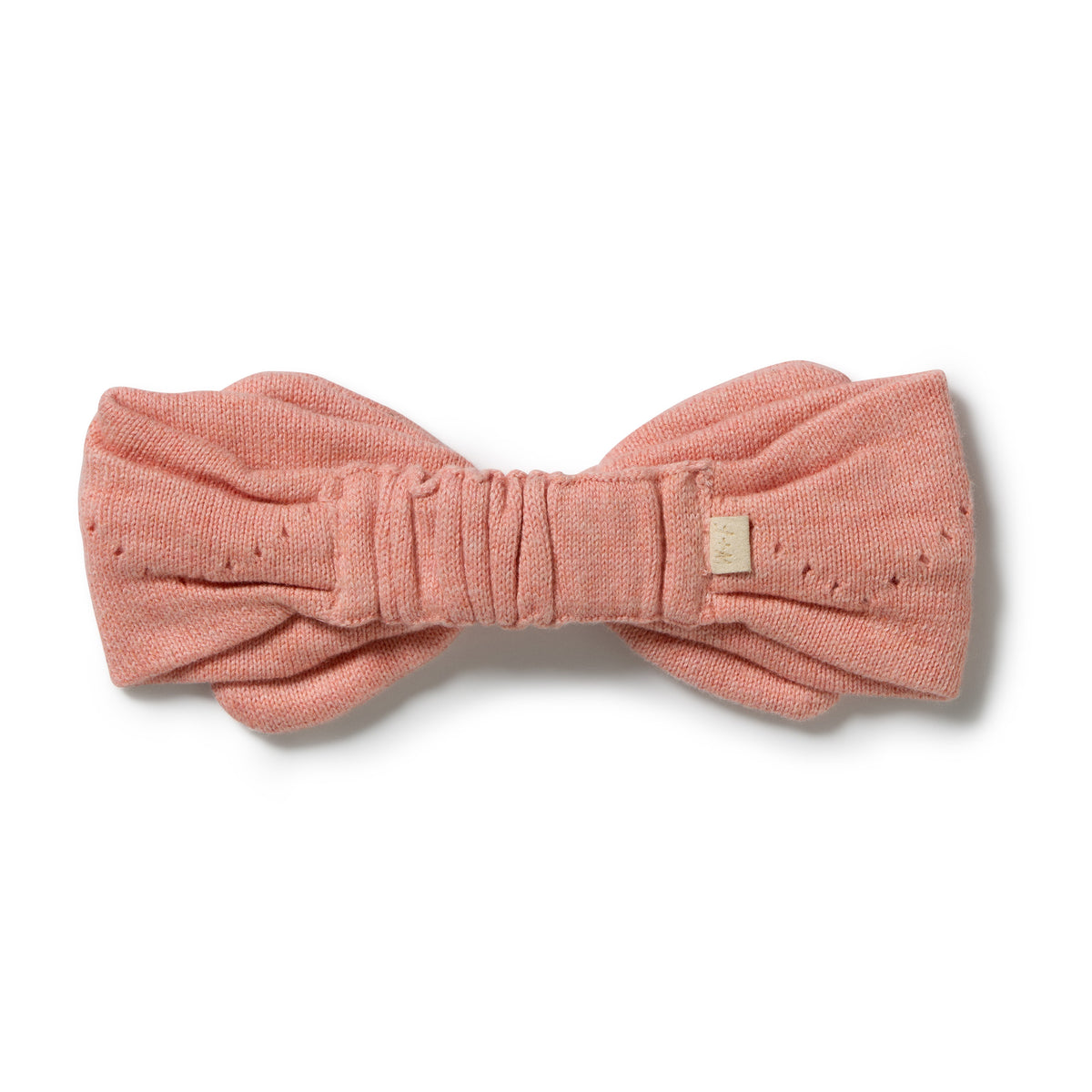 Wilson & Frenchy Organic Knitted Pointelle Headband Petal Pink
