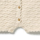 Wilson & Frenchy Organic Knitted Chevron Growsuit Milk Cloud
