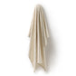 Wilson & Frenchy Organic Knitted Chevron Blanket Milk Cloud