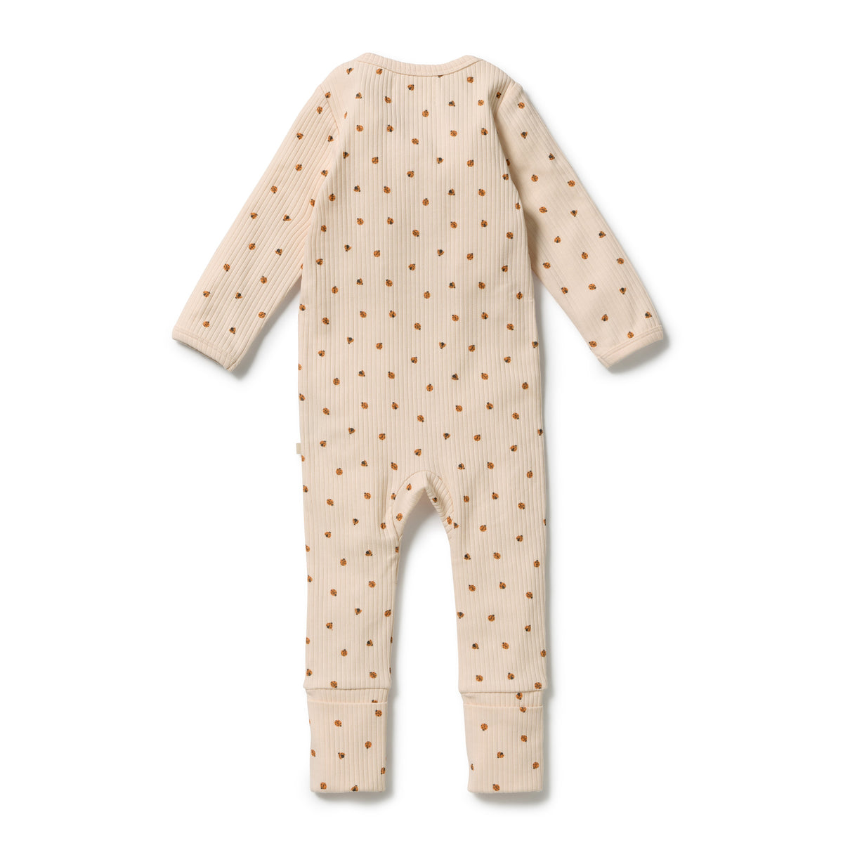 Wilson & Frenchy Organic Zipsuit with Feet Little Lady Bugs
