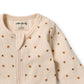 Wilson & Frenchy Organic Zipsuit with Feet Little Lady Bugs