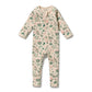 Wilson & Frenchy Organic Zipsuit with Feet Sweet Bloom
