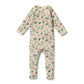 Wilson & Frenchy Organic Zipsuit with Feet Sweet Bloom