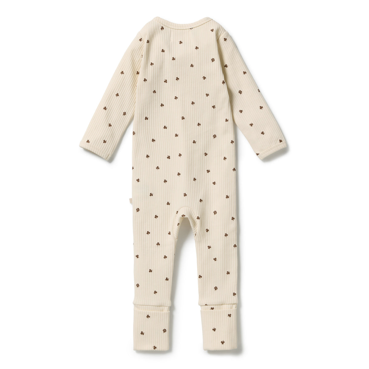 Wilson & Frenchy Organic Zipsuit with Feet My Lucky Charm