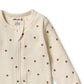 Wilson & Frenchy Organic Zipsuit with Feet My Lucky Charm