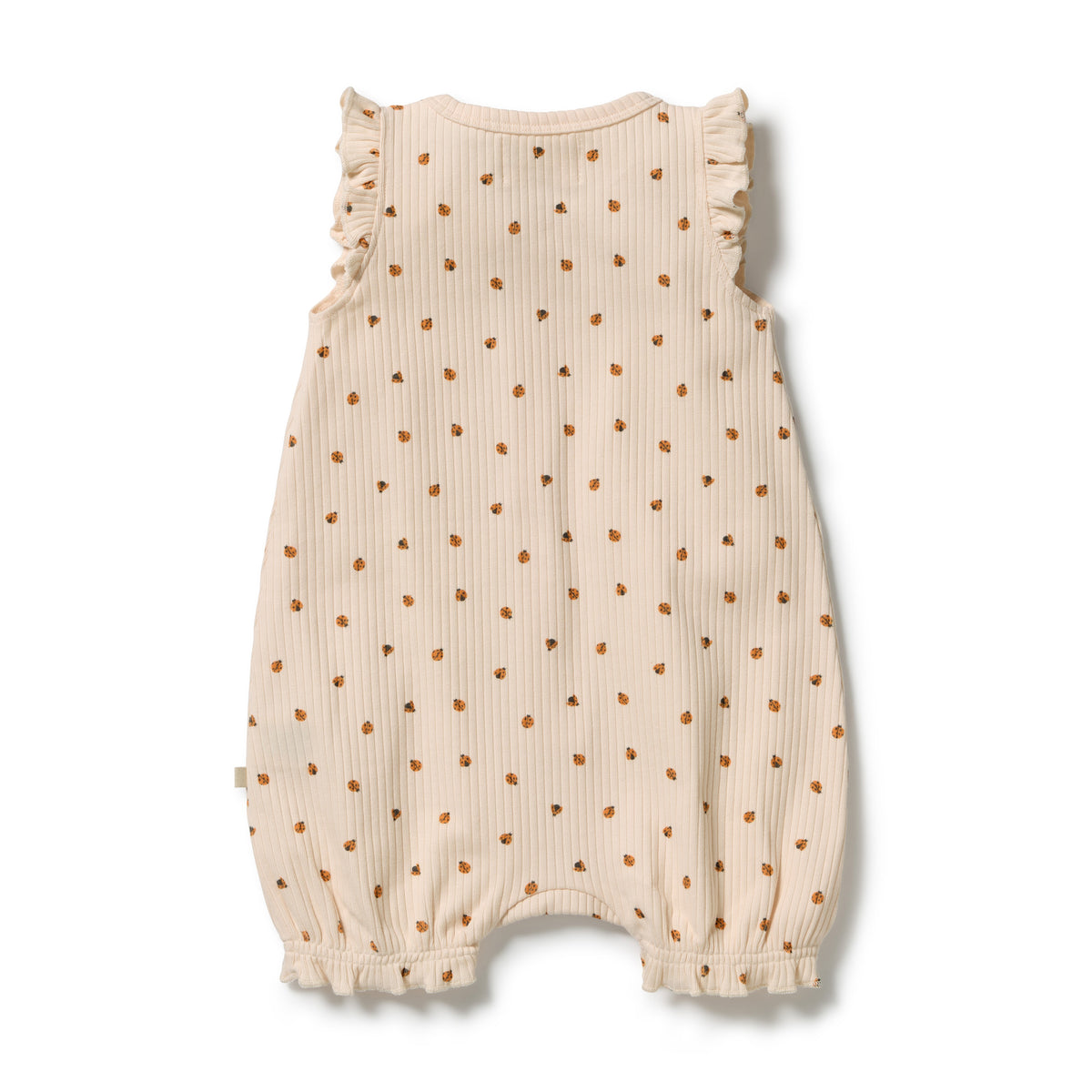 Wilson & Frenchy Organic Ruffle Zipsuit Little Lady Bugs