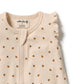 Wilson & Frenchy Organic Ruffle Zipsuit Little Lady Bugs