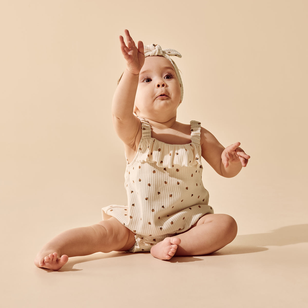 Wilson & Frenchy Organic Playsuit Little Lady Bugs