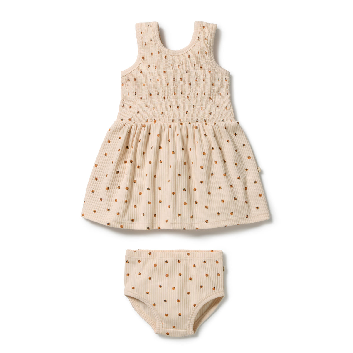 Wilson & Frenchy Organic Dress Set Little Lady Bugs