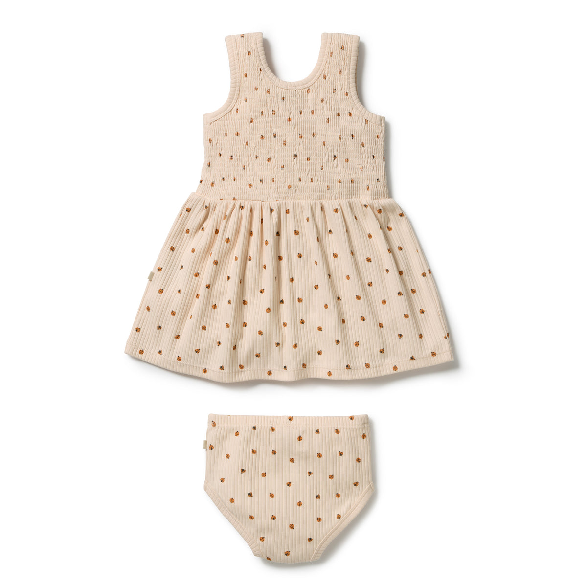 Wilson & Frenchy Organic Dress Set Little Lady Bugs