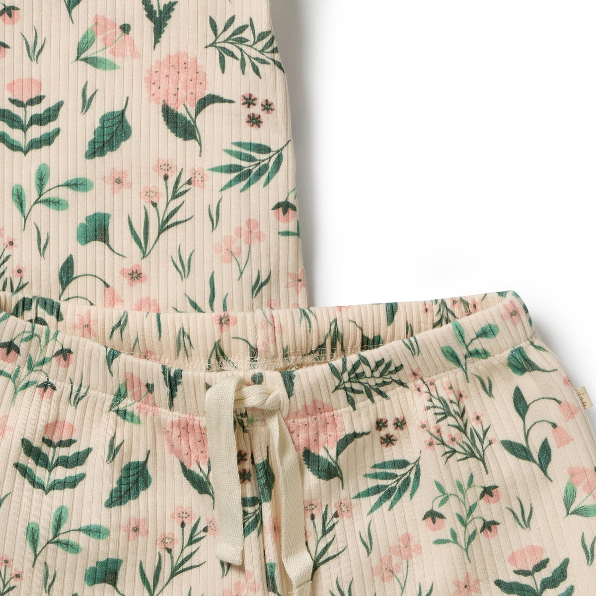 Wilson & Frenchy Organic Short Sleeved Pyjamas Sweet Bloom