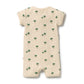 Wilson & Frenchy Organic Boyleg Zipsuit Tiny Palm