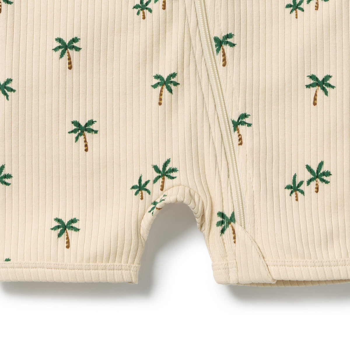 Wilson & Frenchy Organic Boyleg Zipsuit Tiny Palm
