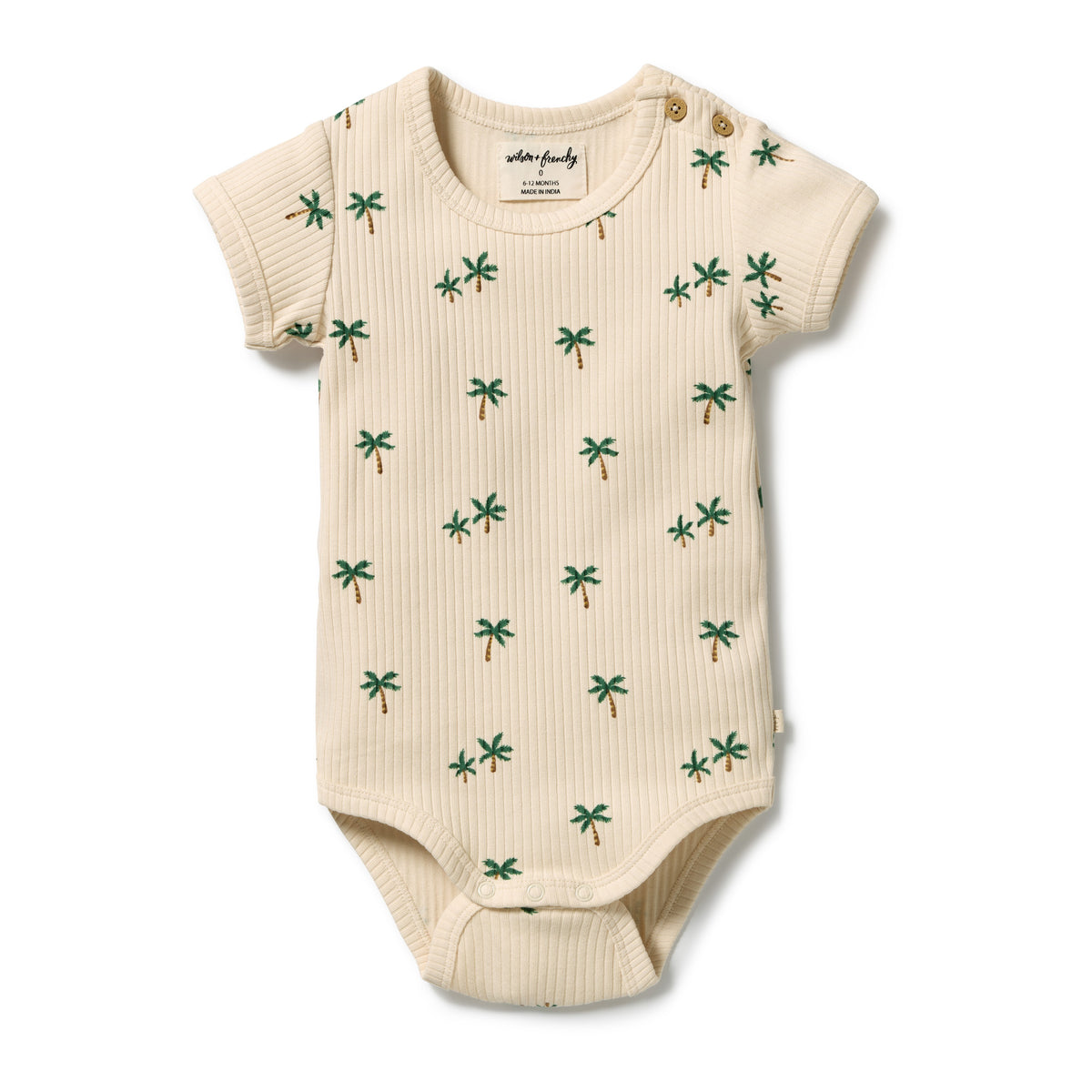 Wilson & Frenchy Organic Bodysuit Tiny Palm