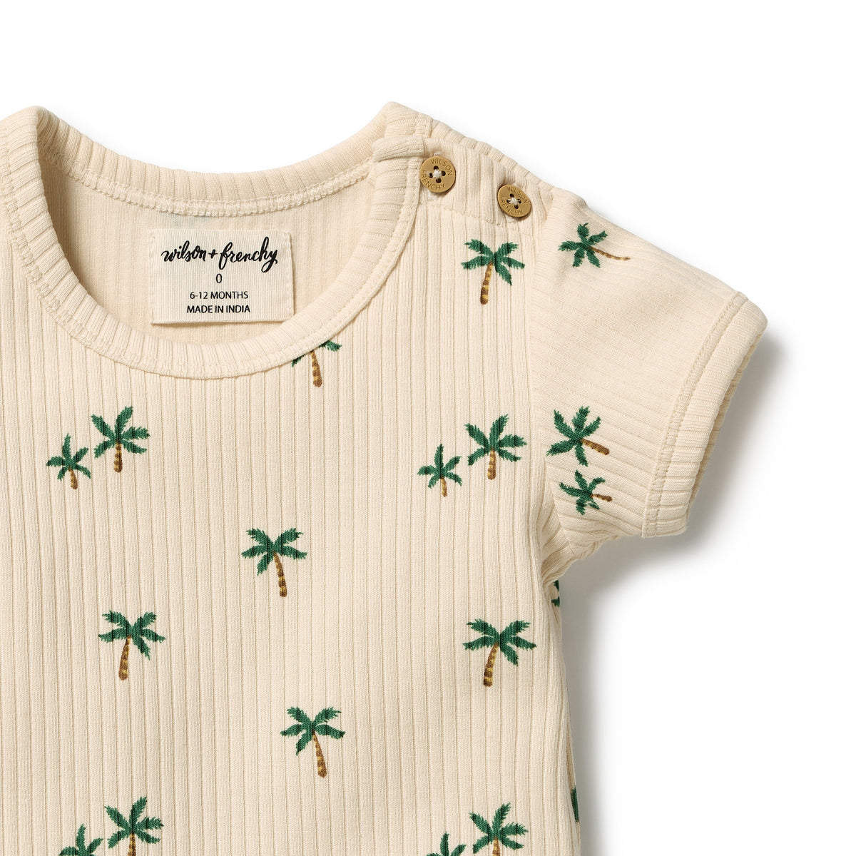 Wilson & Frenchy Organic Bodysuit Tiny Palm