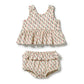 Wilson & Frenchy Organic Crinkle Ruffle Set Little Blossom